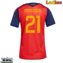 Spain Mikel Oyarzabal #21 Replica Home Shirt Ladies World Cup 2026 Short Sleeve